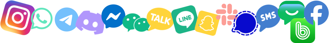 Applications de conversation compatibles avec EFlash